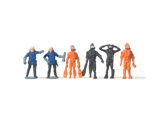 Merten 215012 Rescue/Dive Crew (6) Figure Set HO