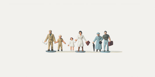 Merten 270820 Pairs of Travellers (3) Figure Set N Gauge