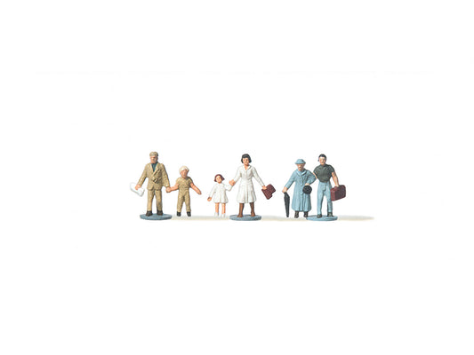 Merten 270820 Pairs of Travellers (3) Figure Set N Gauge