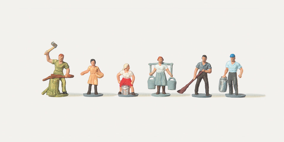 Merten 270896 Farm Workers (6) Figure Set N Gauge