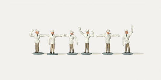 Merten 272252 Traffic Policemen (6) Figure Set N Gauge