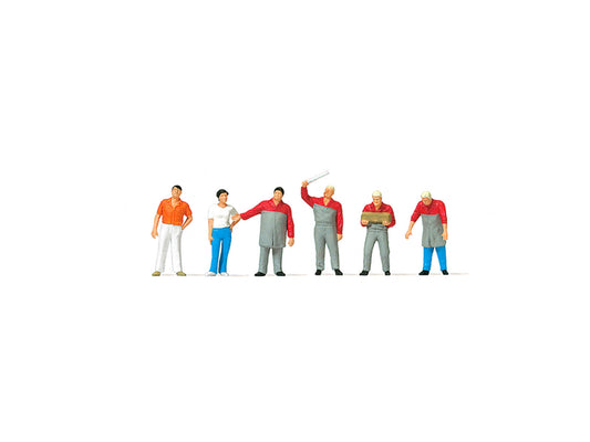 Merten 272558 Car Mechanics (6) Figure Set N Gauge