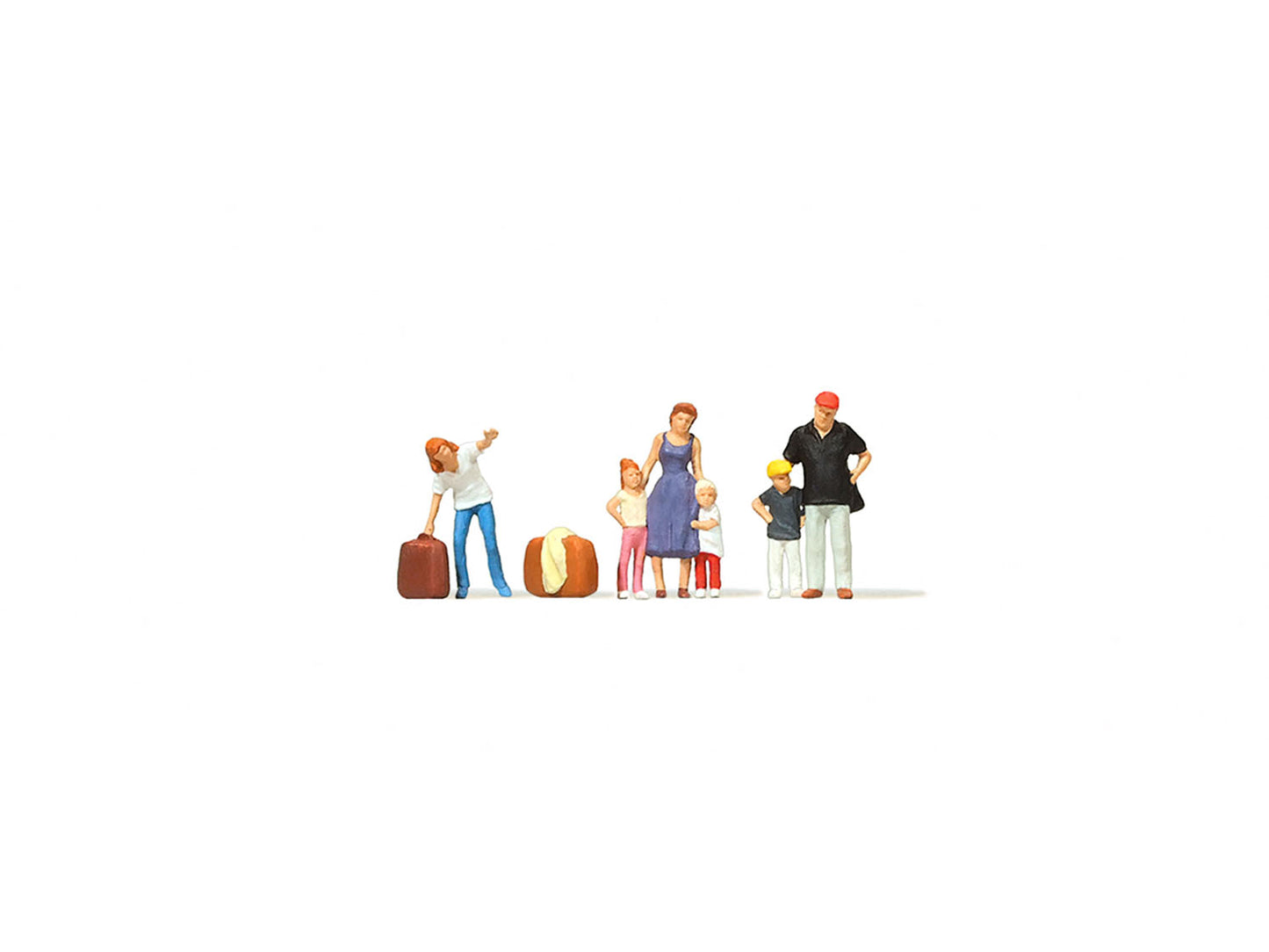 Merten 282539 Passengers with Luggage (6) Figure Set TT Scale