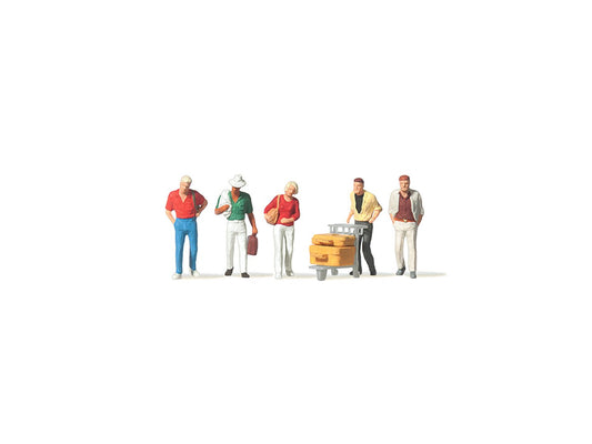 Merten 282550 Passengers (5) Figure Set TT Scale