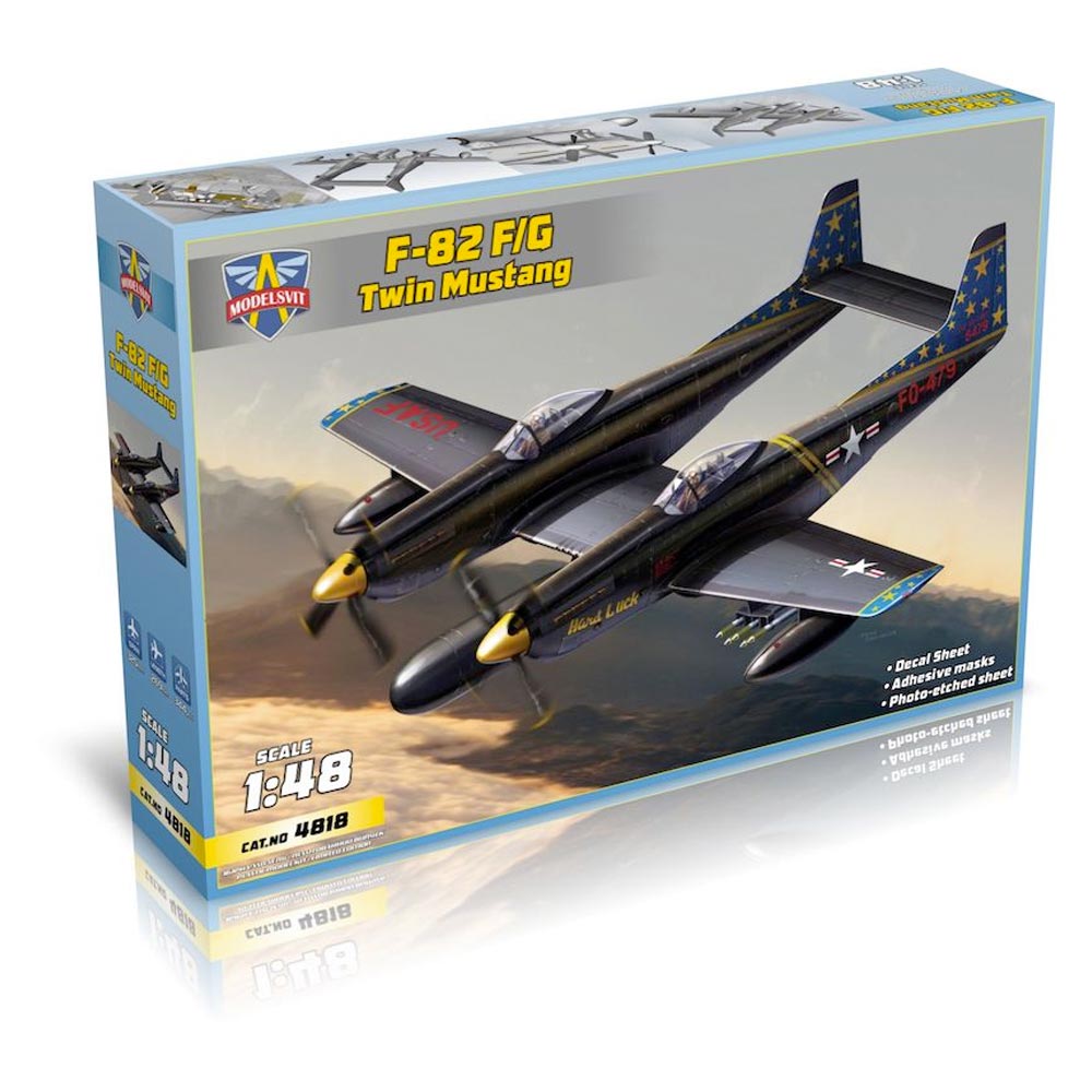 Modelsvit 4818 F-82F/G Twin Mustang American 1:48 Plastic Plane Model Kit
