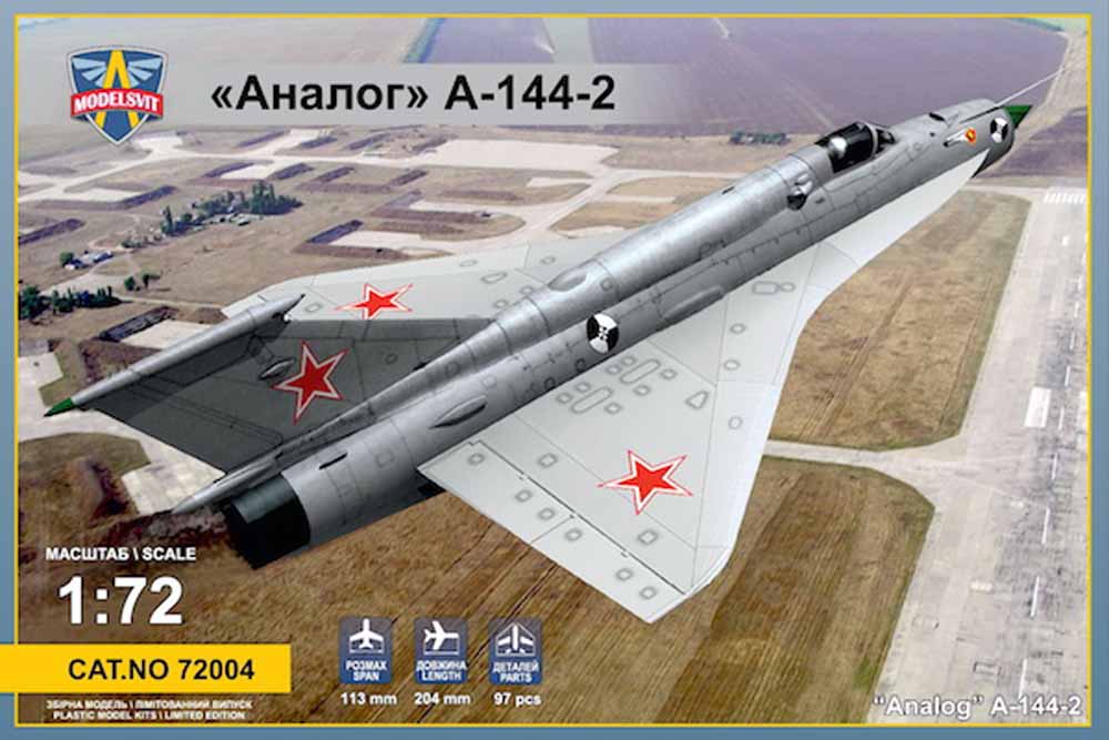 Modelsvit 72004 Mikoyan 'Analog' A-144-2 [MiG-21] 1:72 Aircraft Model Kit