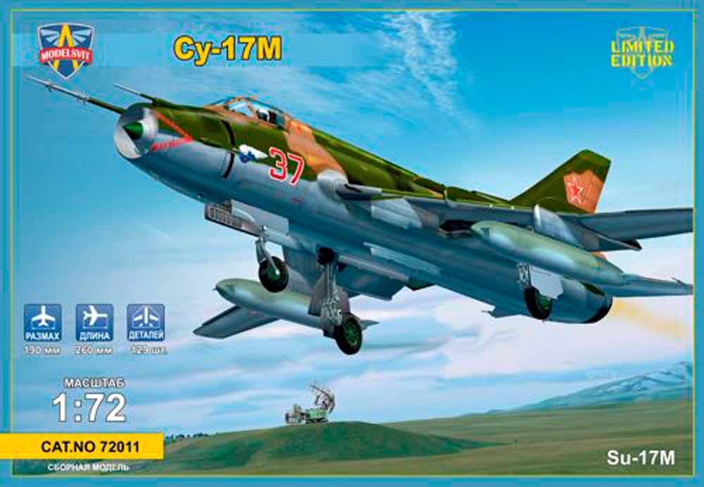 Modelsvit 72011 Sukhoi Su-17M Soviet fighter-bomber 1:72 Aircraft Model Kit