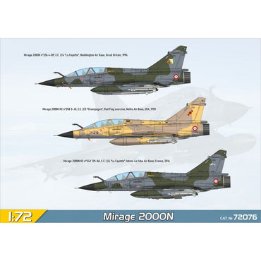 Modelsvit 72076 Dassault_Mirage 2000N with ASMP Missile 1:72 Model Kit