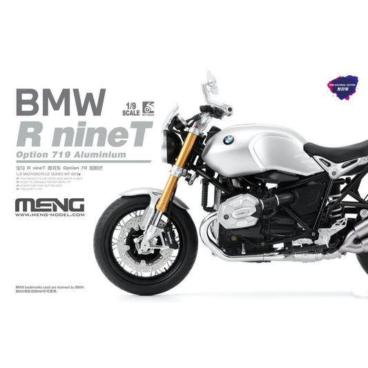 Meng Models MT-003v BMW R nineT Option 719 Aluminium Pre-colored 1:9 Model Kit