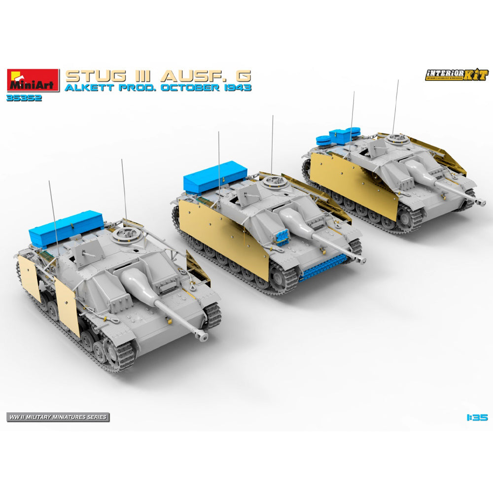 Miniart 35352 Stug III Ausf.G Alkett Prod. 1:35 Model Kit