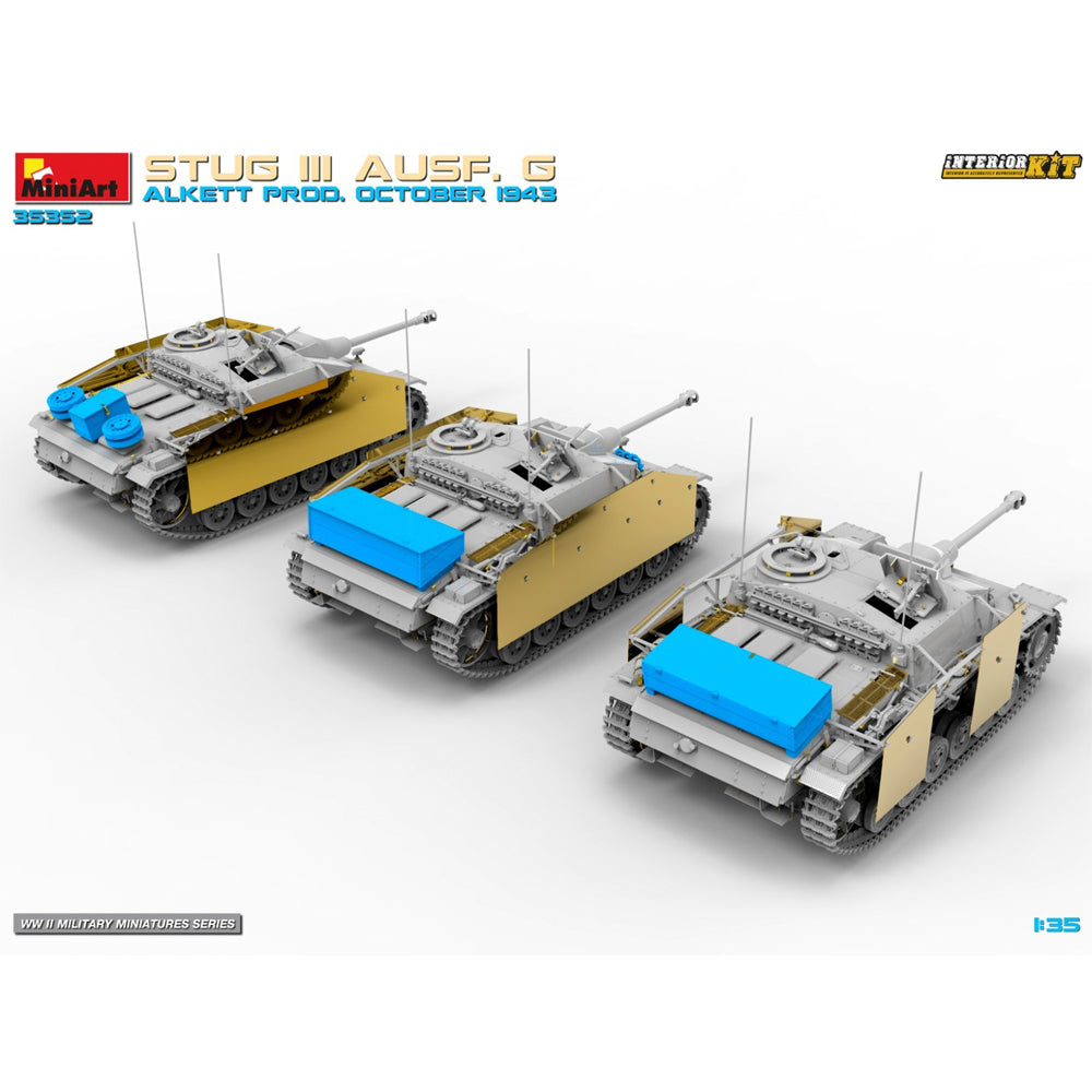 Miniart 35352 Stug III Ausf.G Alkett Prod. 1:35 Model Kit