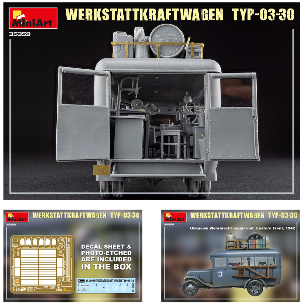 Miniart 35359 Werkstattkraftwagen Typ-03-30 1:35 Model Kit