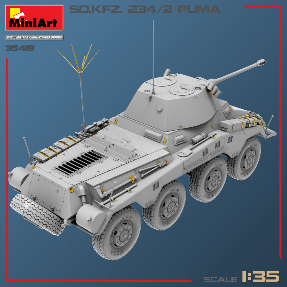 Miniart 35419 Sd.Kfz.234/2 Puma 1:35 Model Kit
