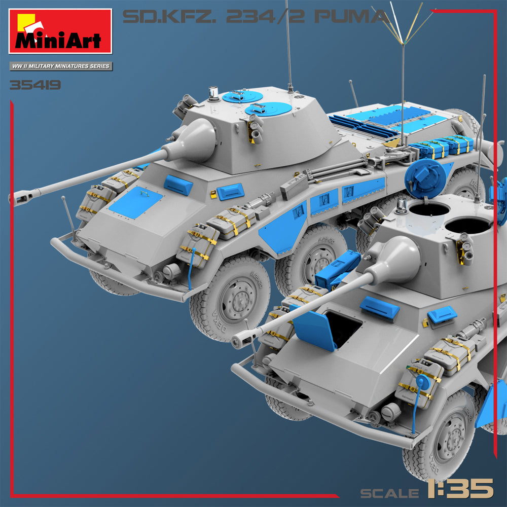 Miniart 35419 Sd.Kfz.234/2 Puma 1:35 Model Kit