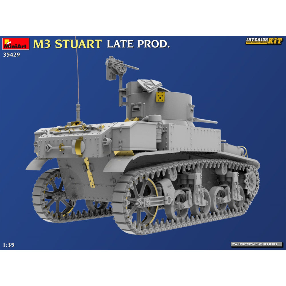 Miniart 35429 M3 Stuart Late Prod. Interior Kit 1:35 Model Kit