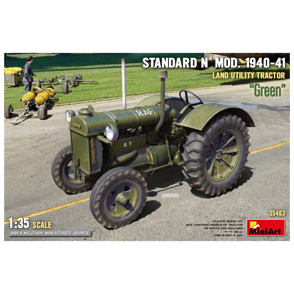 Miniart 35463 Land Utility Tractor N Green Mod 1940-41 1:35 Model Kit