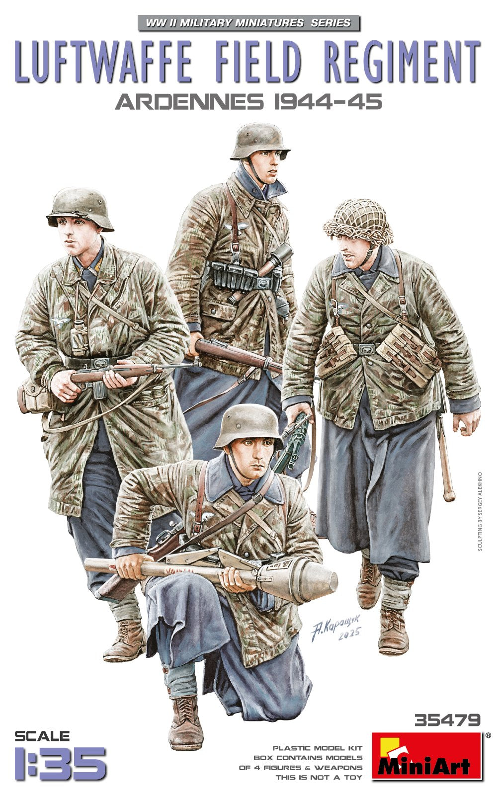 Miniart 35479 Luftwaffe Field Regiment Ardennes 1944-45 1:35 Model Kit