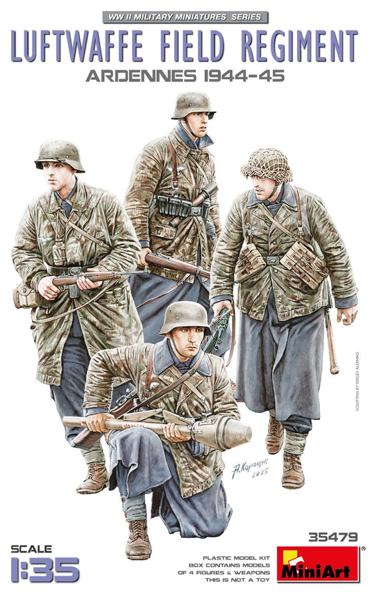 Miniart 35479 Luftwaffe Field Regiment Ardennes 1944-45 1:35 Model Kit
