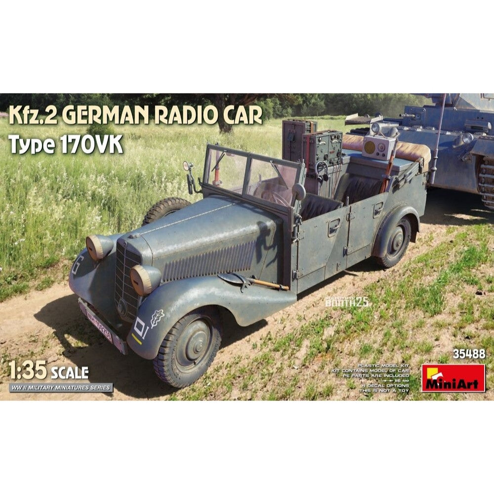 Miniart 35488 Kfz.2 German Radio Car Type 170VK 1:35 Model Kit