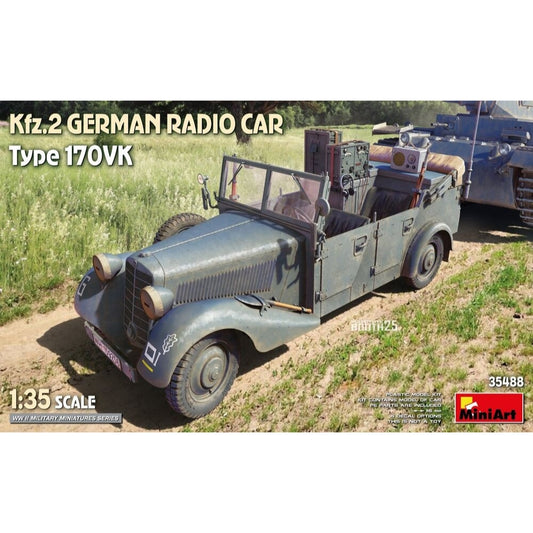 Miniart 35488 Kfz.2 German Radio Car Type 170VK 1:35 Model Kit