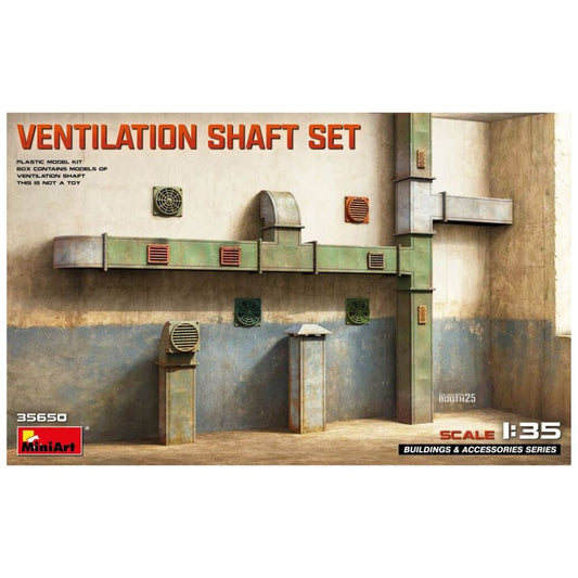 Miniart 35650 Ventilation Shaft Set 1:35 Model Kit