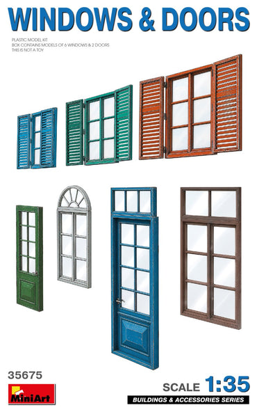 Miniart 35675 Windows & Doors 1:35 Model Kit