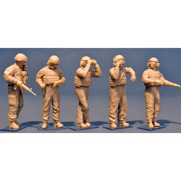 Miniart 37008 USMC Tank Crew Figures x5 1:35 Model Kit