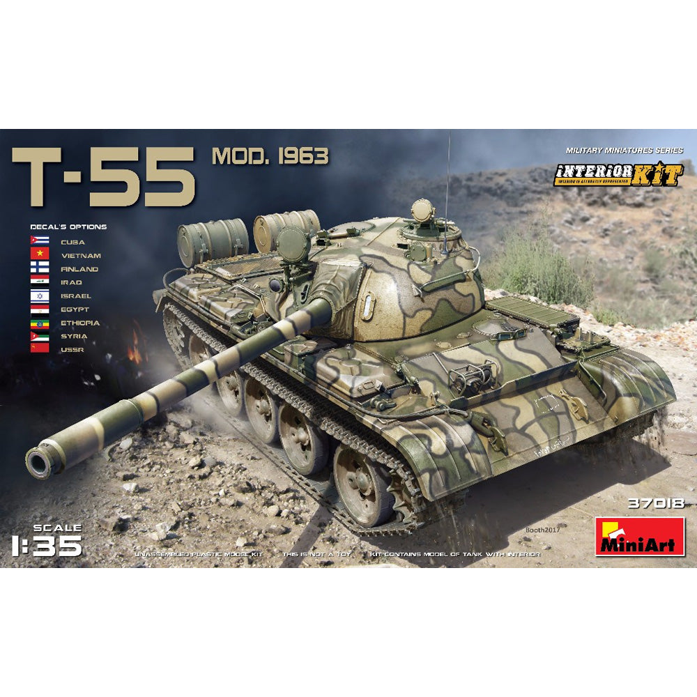 Miniart 37018 T-55 Mod. 1963 Interior Kit 1:35 Model Kit