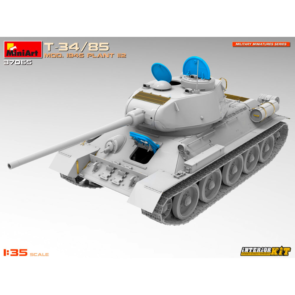 Miniart 37065 T-34/85 Mod.1945 Plant 112 1:35 Tank Model Kit