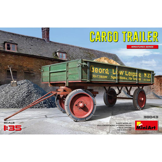 Miniart 38043 Cargo Trailer 1:35 Plastic Model Kit