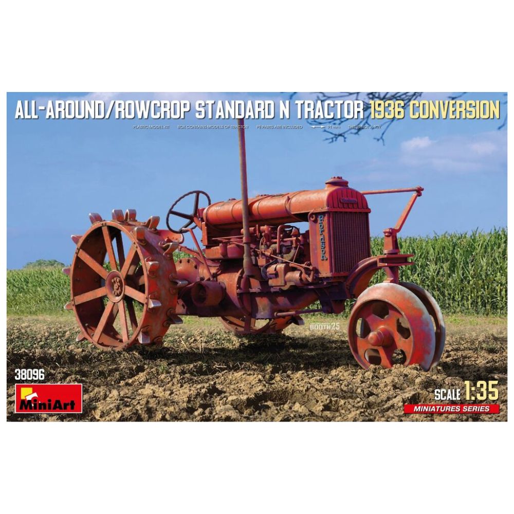 Miniart 38096 All-Around/Rowcrop Standard N Tractor 1936 1:35 Model Kit