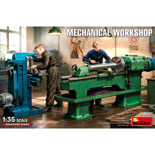 Miniart 38101 Mechanical Workshop 1:35 Model Kit