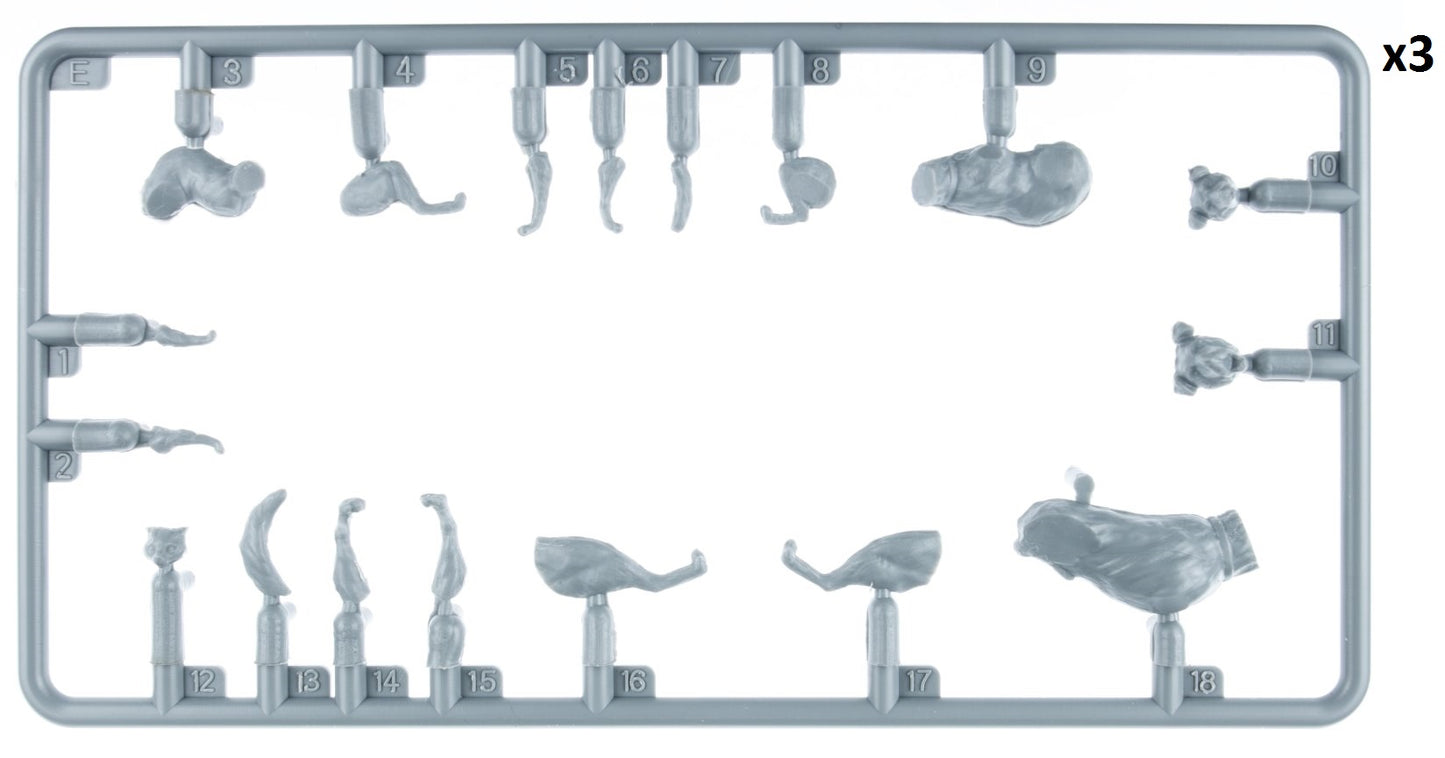 Miniart 38110 Cats & Dogs 1:35 Model Kit