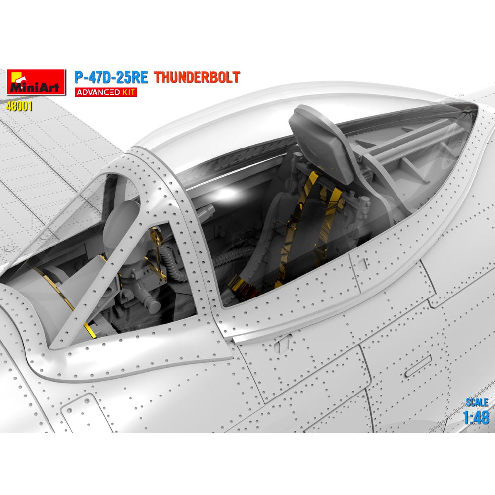Miniart 48001 Republic P-47D-25RE Thunderbolt Advanced 1:48 Model Kit