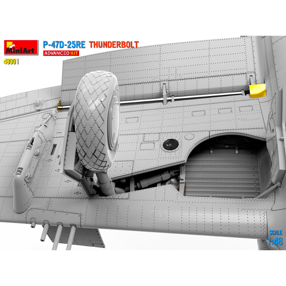 Miniart 48001 Republic P-47D-25RE Thunderbolt Advanced 1:48 Model Kit