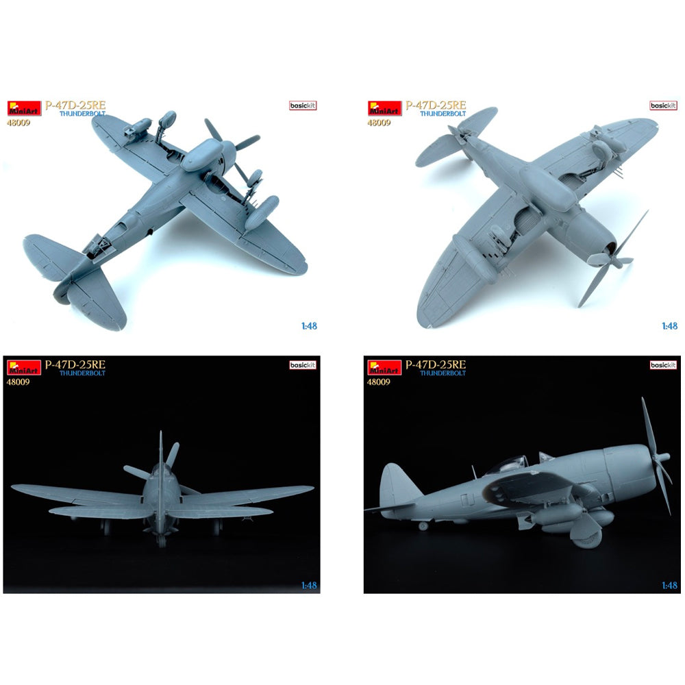 Miniart 48009 Republic P-47D-25RE Thunderbolt Basic 1:48 Model Kit