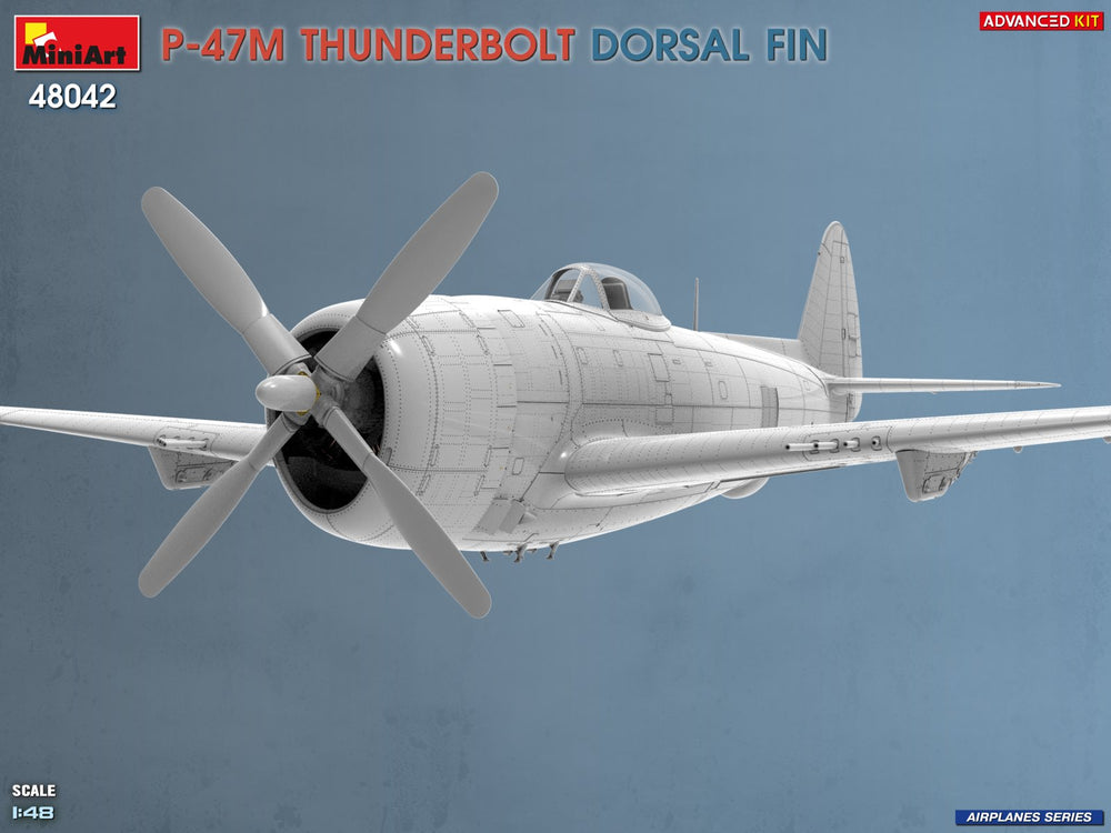 Miniart 48042 P-47M Thunderbolt Dorsal Fin Advanced Kit 1:48 Model Kit