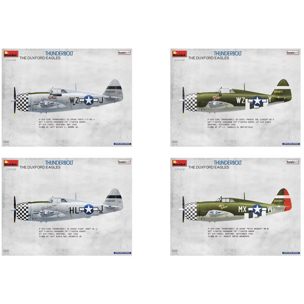 Miniart 48049 Republic P-47D-22RE Thunderbolt The Duxford 1:48 Model Kit