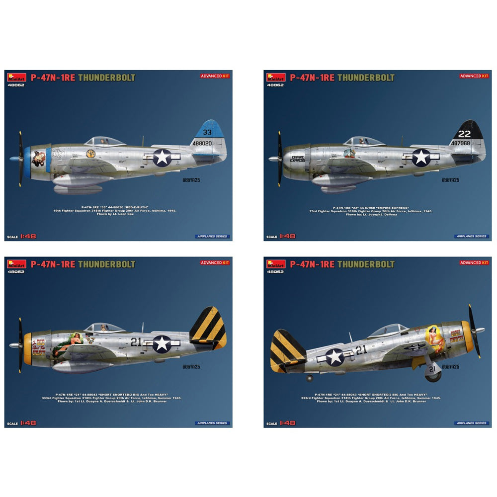 Miniart 48062 P-47N-1RE Thunderbolt Advanced Kit 1:35 Model Kit