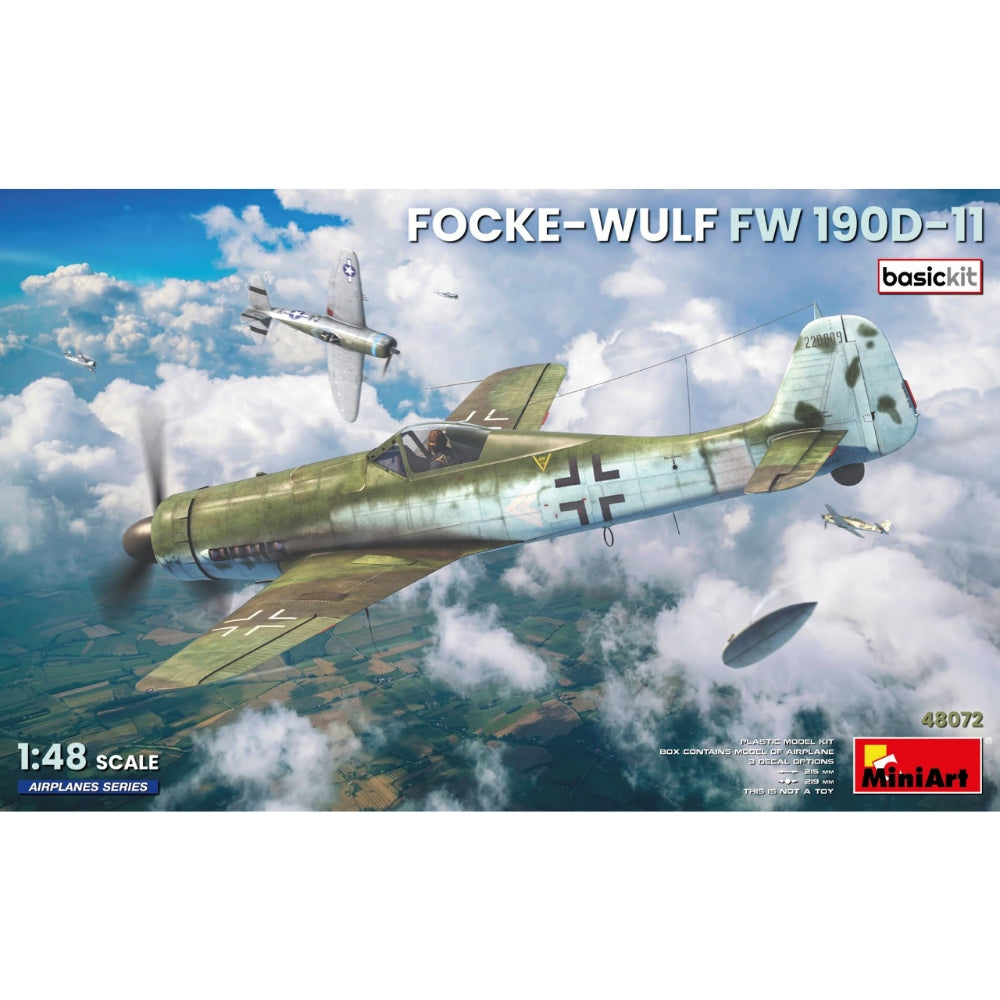 Miniart 48072 Focke-Wulf Fw 190D-11. Basic Kit 1:48 Model Kit