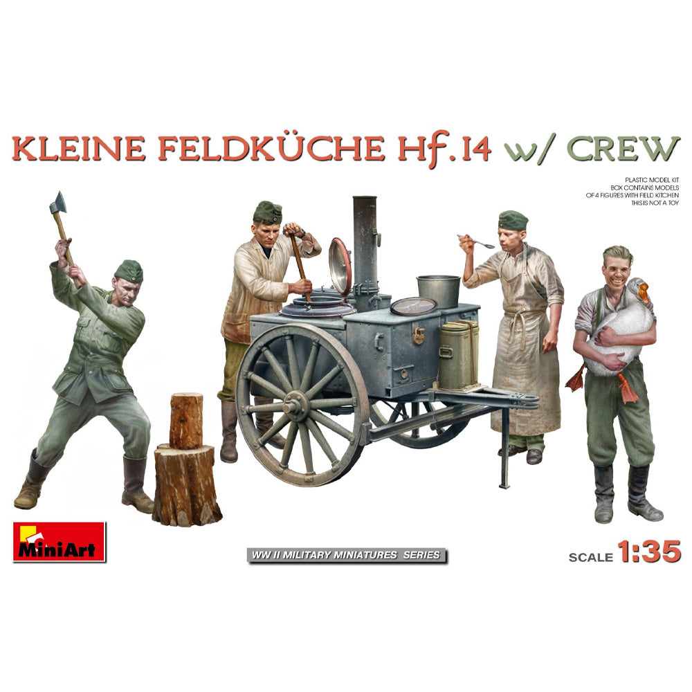 Miniart 53011 Kleine Feldkuche Hf.14 w/Crew 1:35 Model Kit