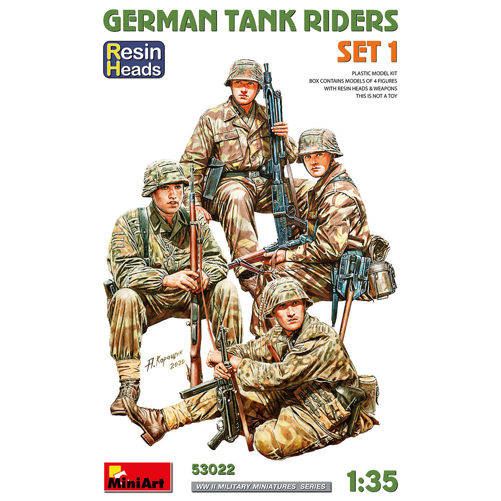 Miniart 53022 German Tank Riders Set 1 1:35 Model Kit
