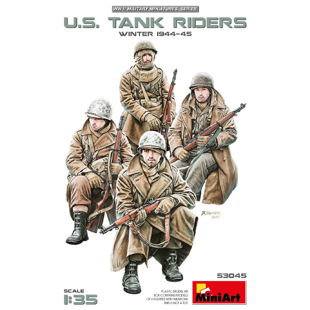 Miniart 53045 US Tank Riders (Winter 1944-45) 1:35 Model Kit