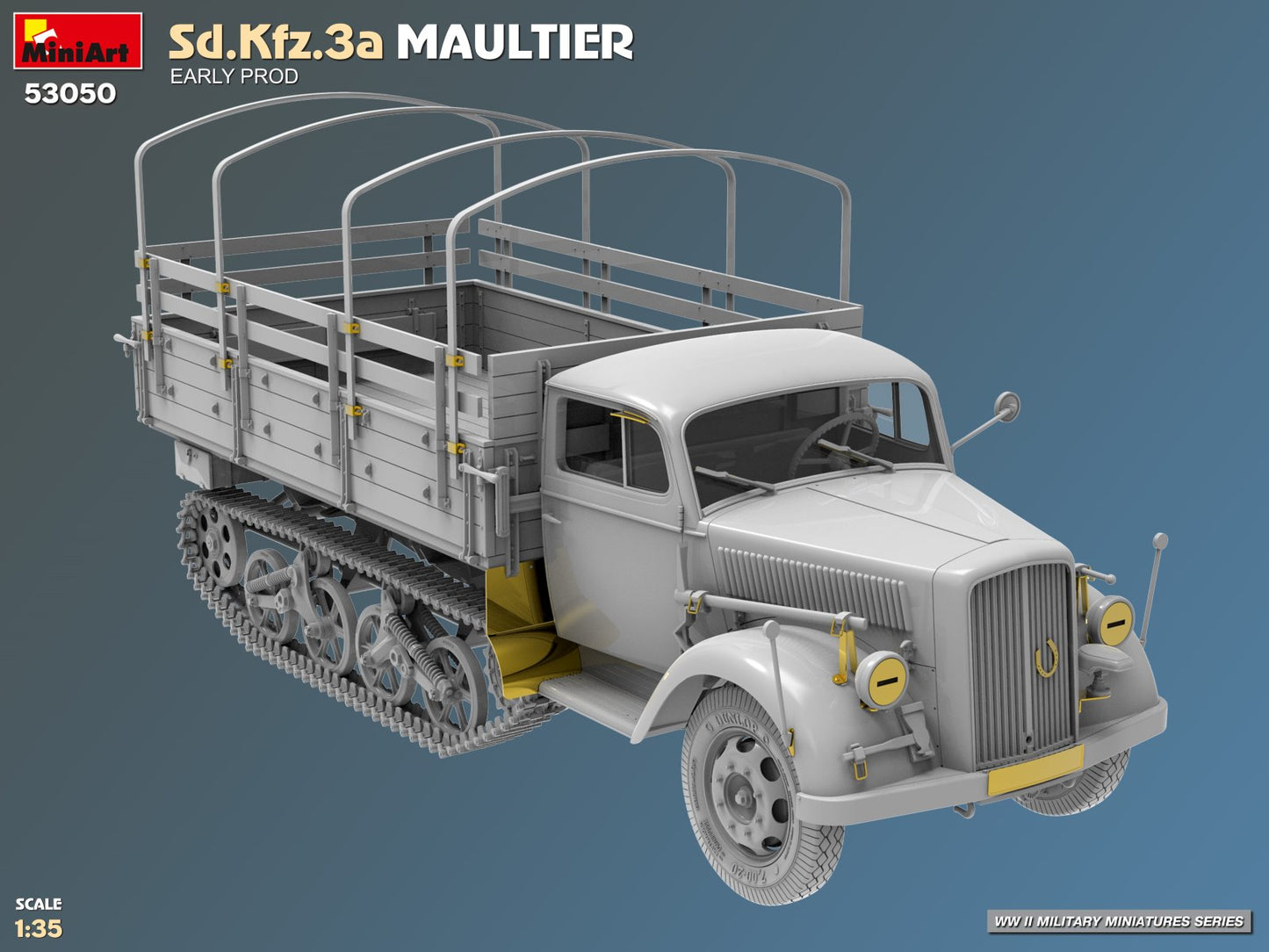 Miniart 53050 Sd.Kfz.3a Maultier Early Prod 1:35 Model Kit