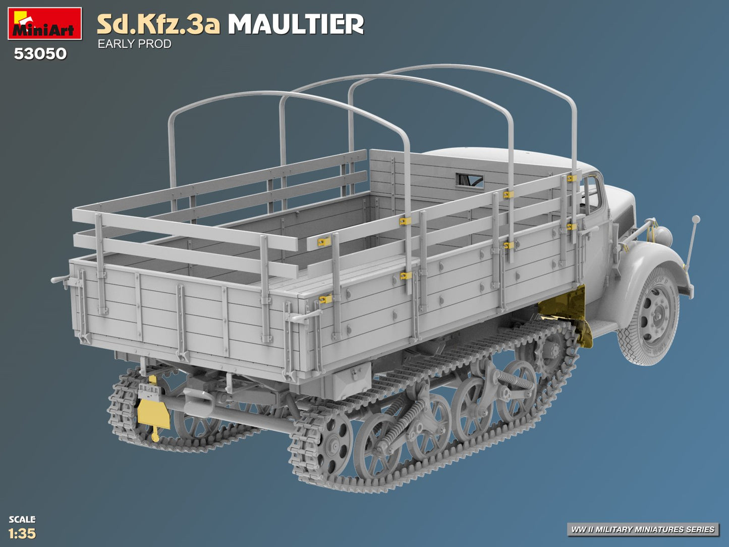 Miniart 53050 Sd.Kfz.3a Maultier Early Prod 1:35 Model Kit