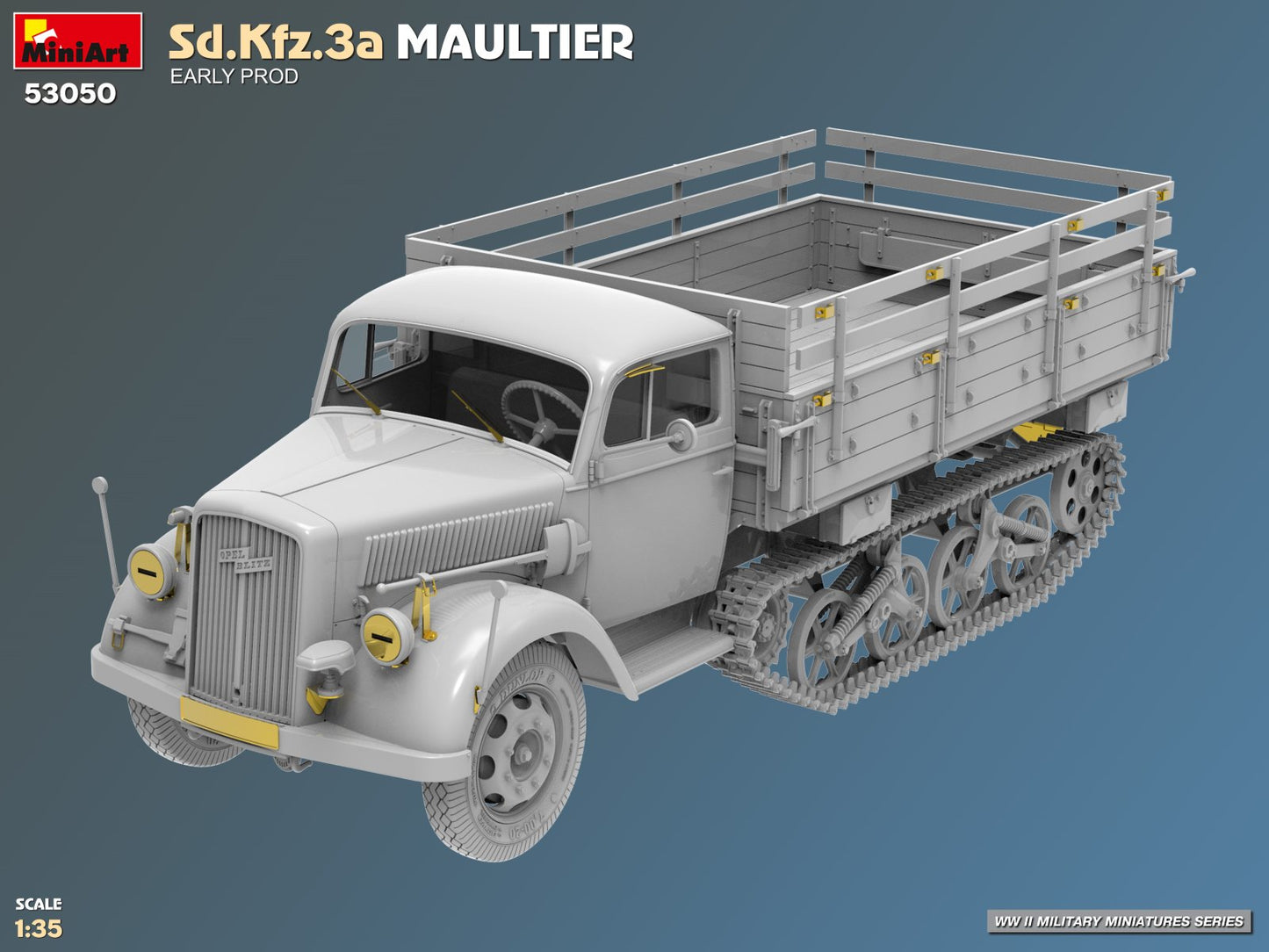 Miniart 53050 Sd.Kfz.3a Maultier Early Prod 1:35 Model Kit