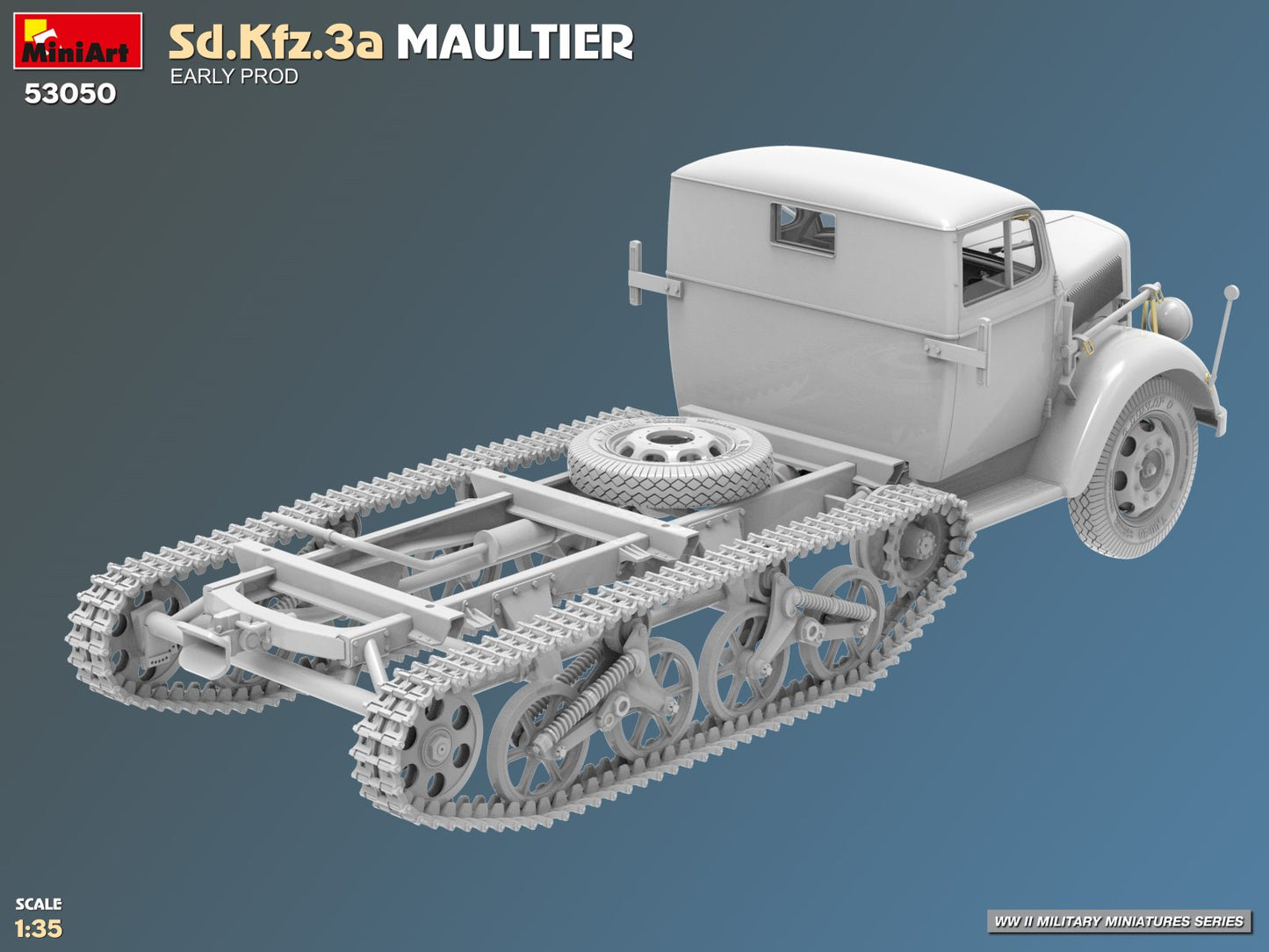 Miniart 53050 Sd.Kfz.3a Maultier Early Prod 1:35 Model Kit