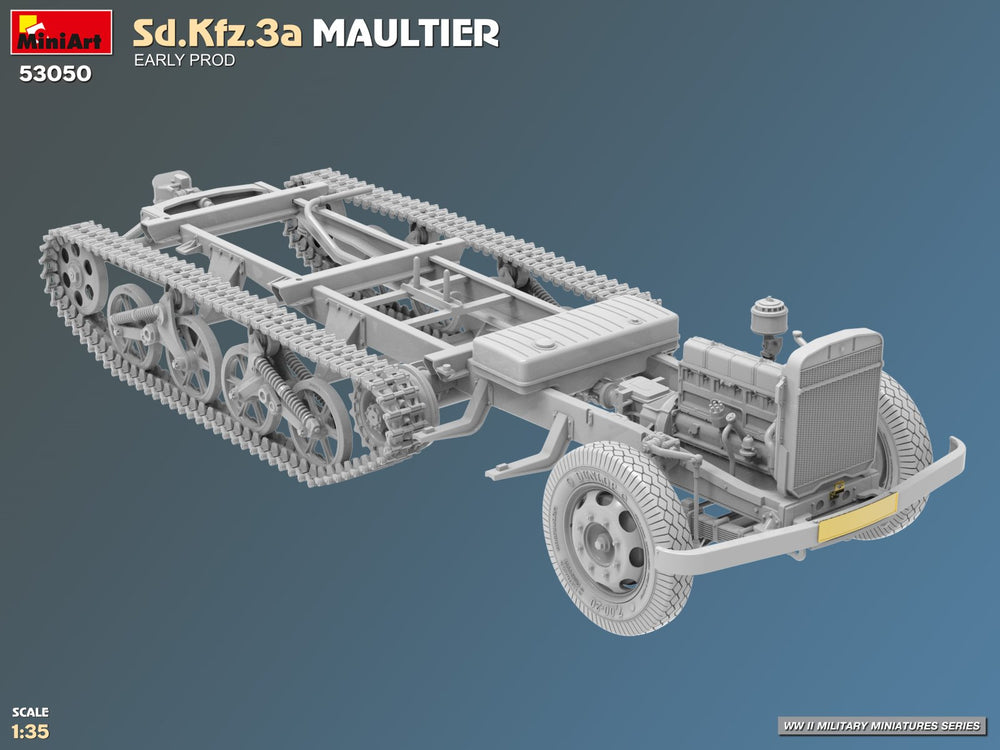 Miniart 53050 Sd.Kfz.3a Maultier Early Prod 1:35 Model Kit