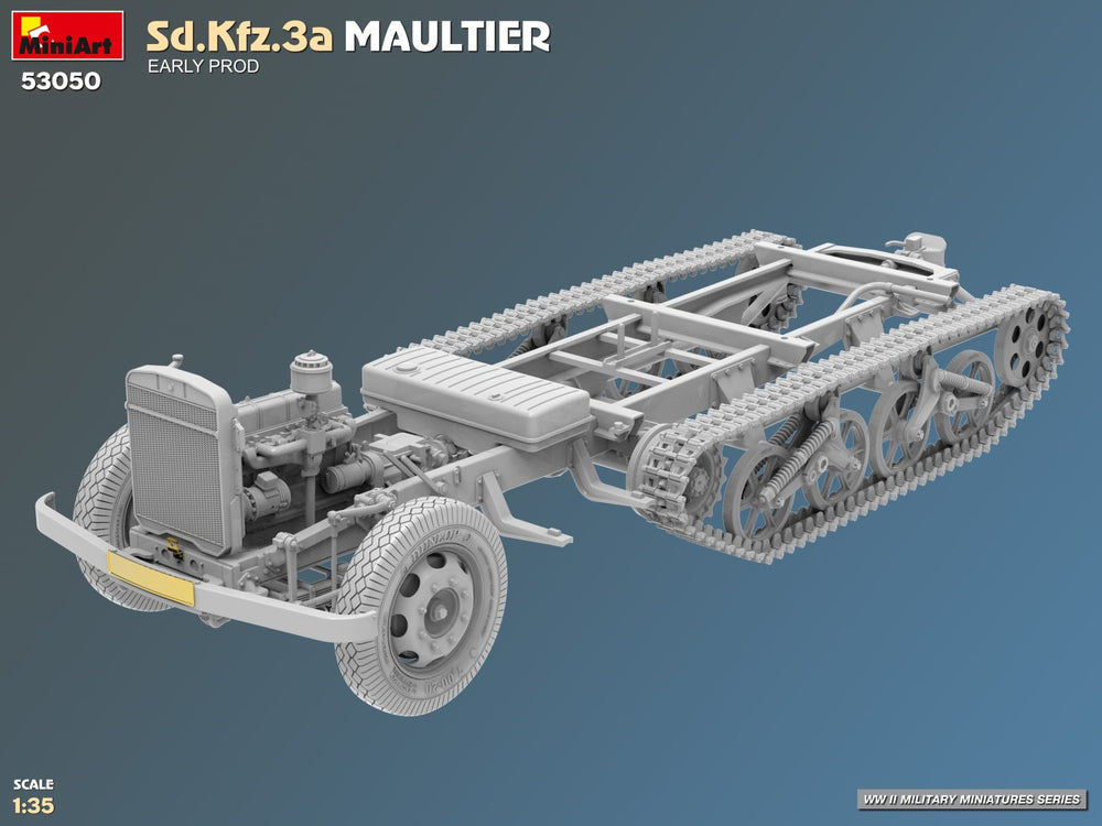 Miniart 53050 Sd.Kfz.3a Maultier Early Prod 1:35 Model Kit