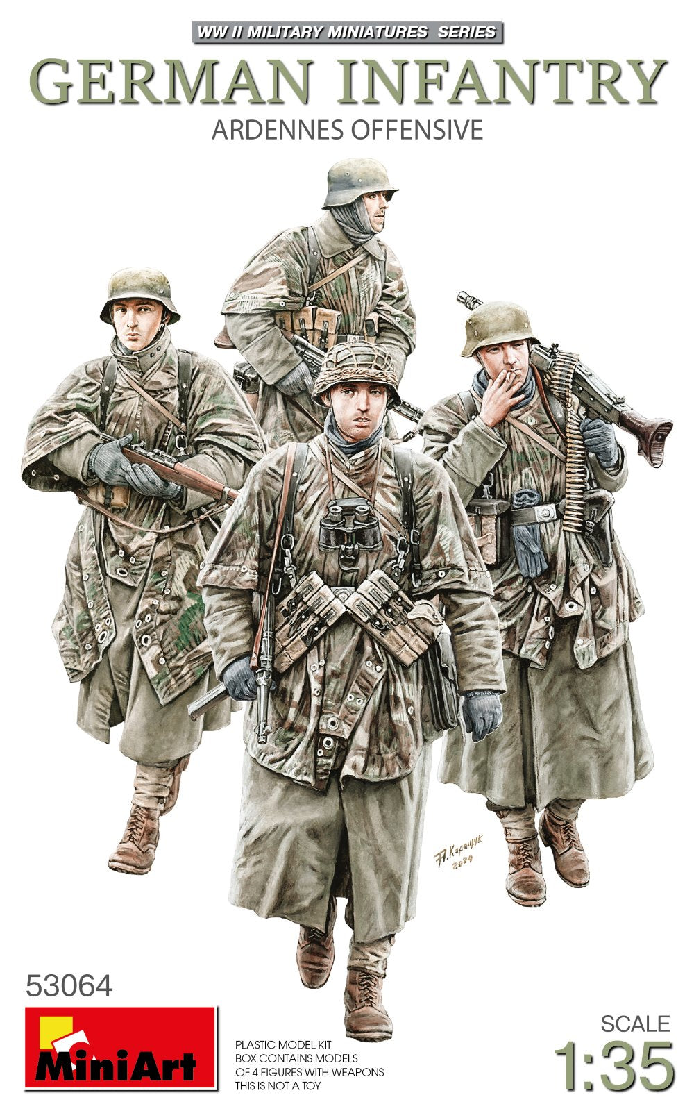 Miniart 53064 German Infantry – Ardennes Offensive Model Kit